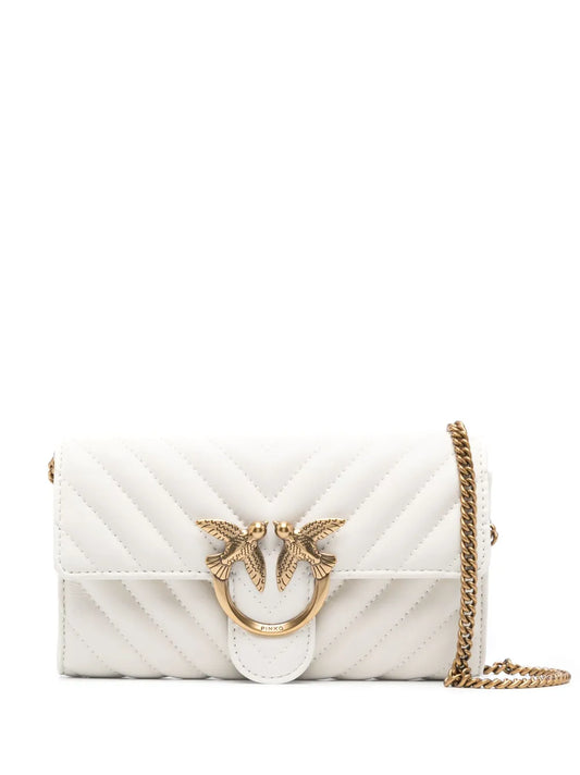 Pinko Love One Quilted Shoulder Bag — Same as shown — Size One Size — Front View