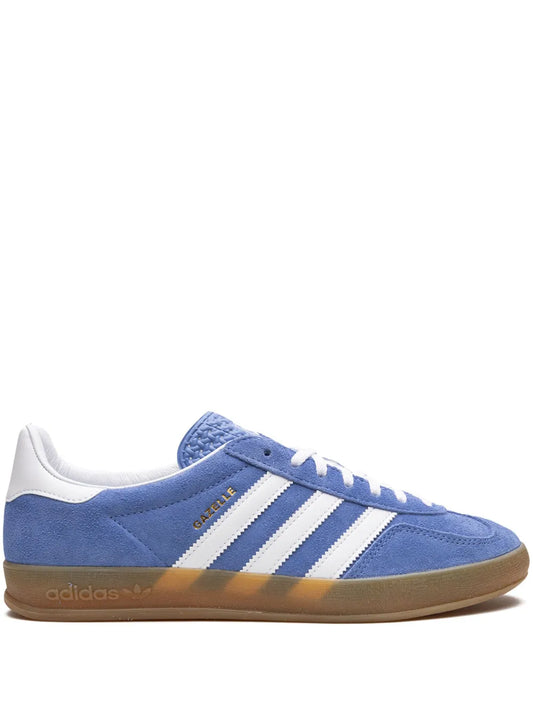 adidas Gazelle Indoor Sneakers — Blue — Size US M 6.5 - US W 8 — Front View