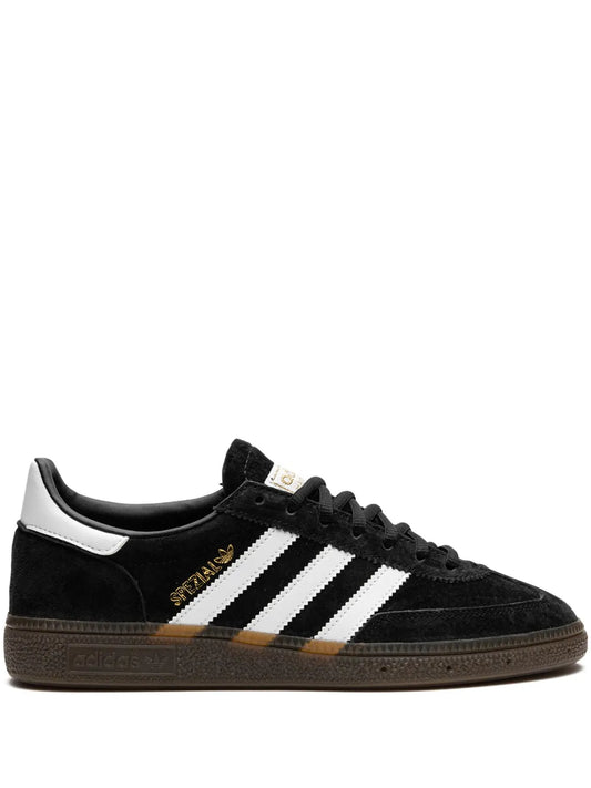 adidas Handball Spezial Low-Top Sneakers — Black — Size US M 7.5 - US W 9 — Front View