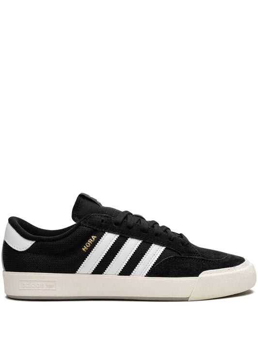 adidas Nora Black/White Sneakers — Black — Size US M 4.5 - US W 6 — Front View