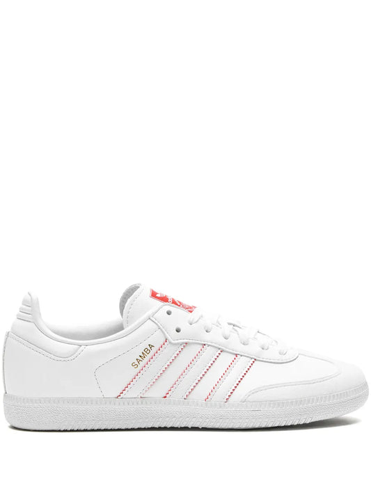 adidas Samba Vegan Minnie Mouse Sneakers — White — Size US M 9 - US W 10.5 — Front View