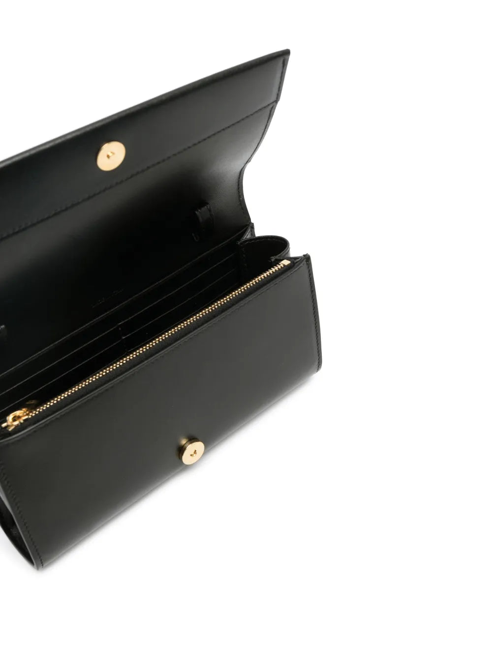 Jil Sander Logo Debossed Leather Shoulder Bag — Same as shown — Size One Size — Detail View