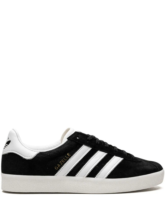 adidas Gazelle 85 Black / White Sneakers — Black — Size US M 3.5 - US W 5 — Front View