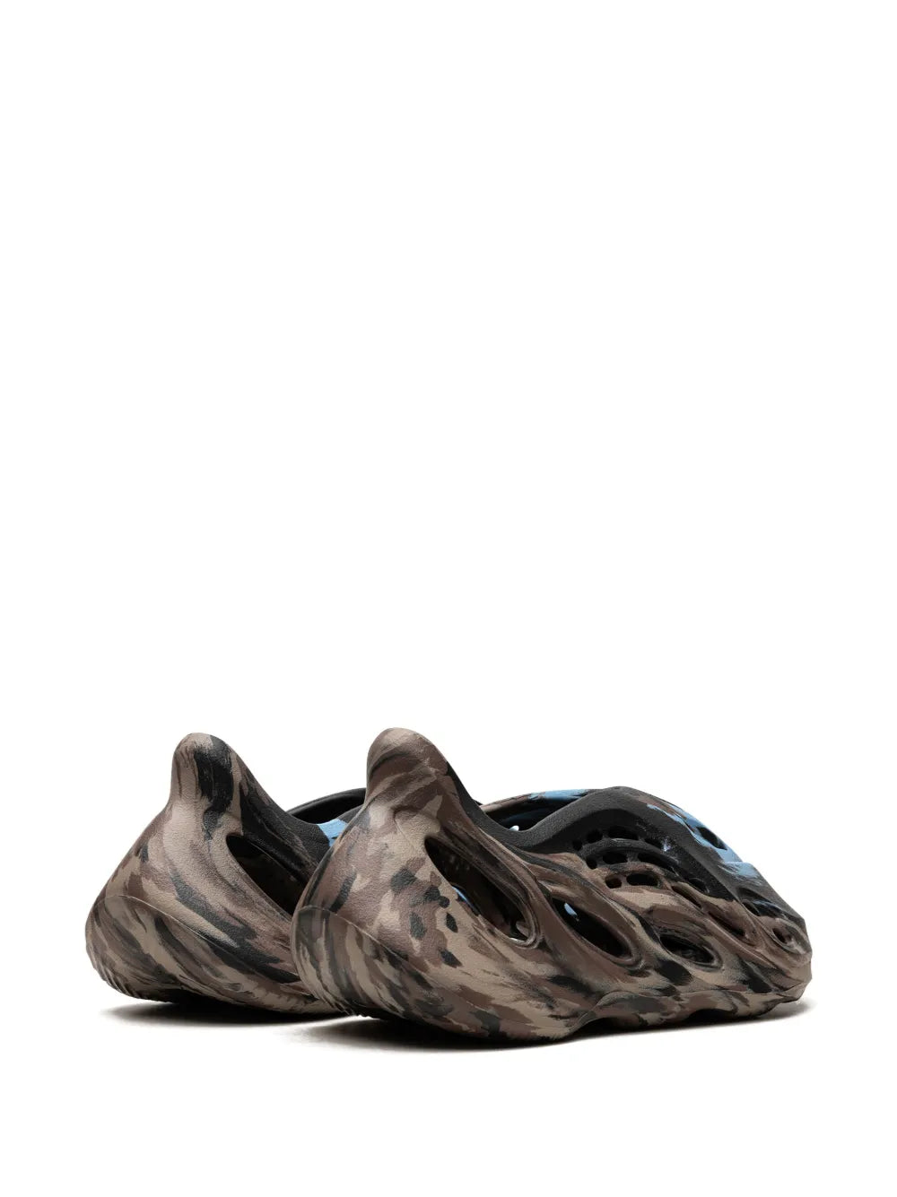 adidas Yeezy Foam Runner Mx Brown Blue Sneakers — Brown/Blue — Size US M 3.5 - US W 5 — Top View
