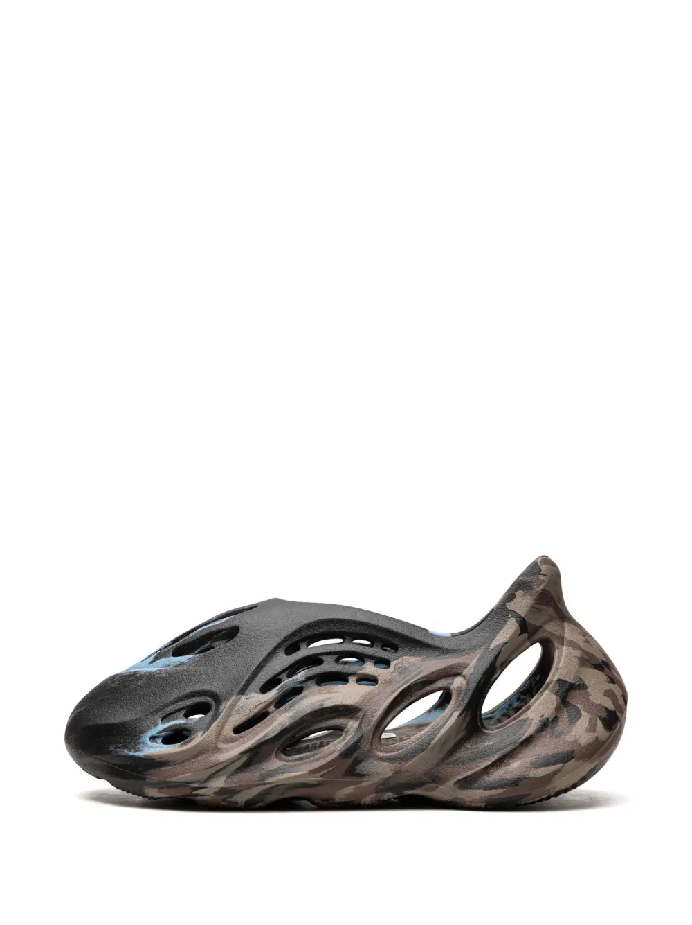 adidas Yeezy Foam Runner Mx Brown Blue Sneakers — Brown/Blue — Size US M 3.5 - US W 5 — Back View