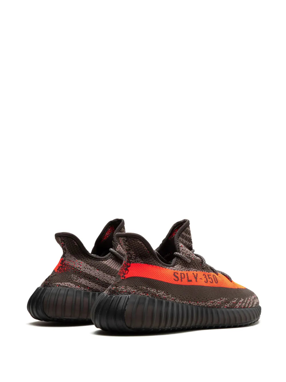 adidas Yeezy 350 Carbon Beluga Sneakers — Brown — Size US M 6 - US W 7.5 — Back View