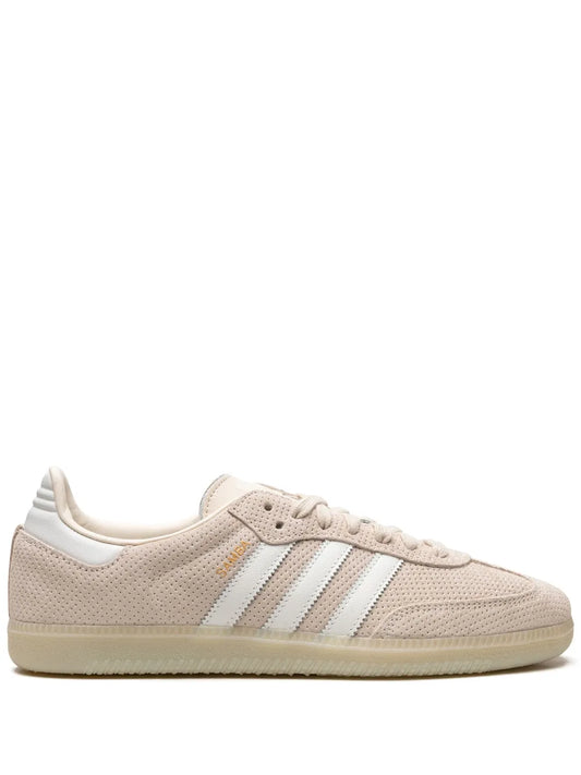 adidas Samba Og Linen Sneakers — White/Beige — Size US M 11 - US W 12.5 — Front View