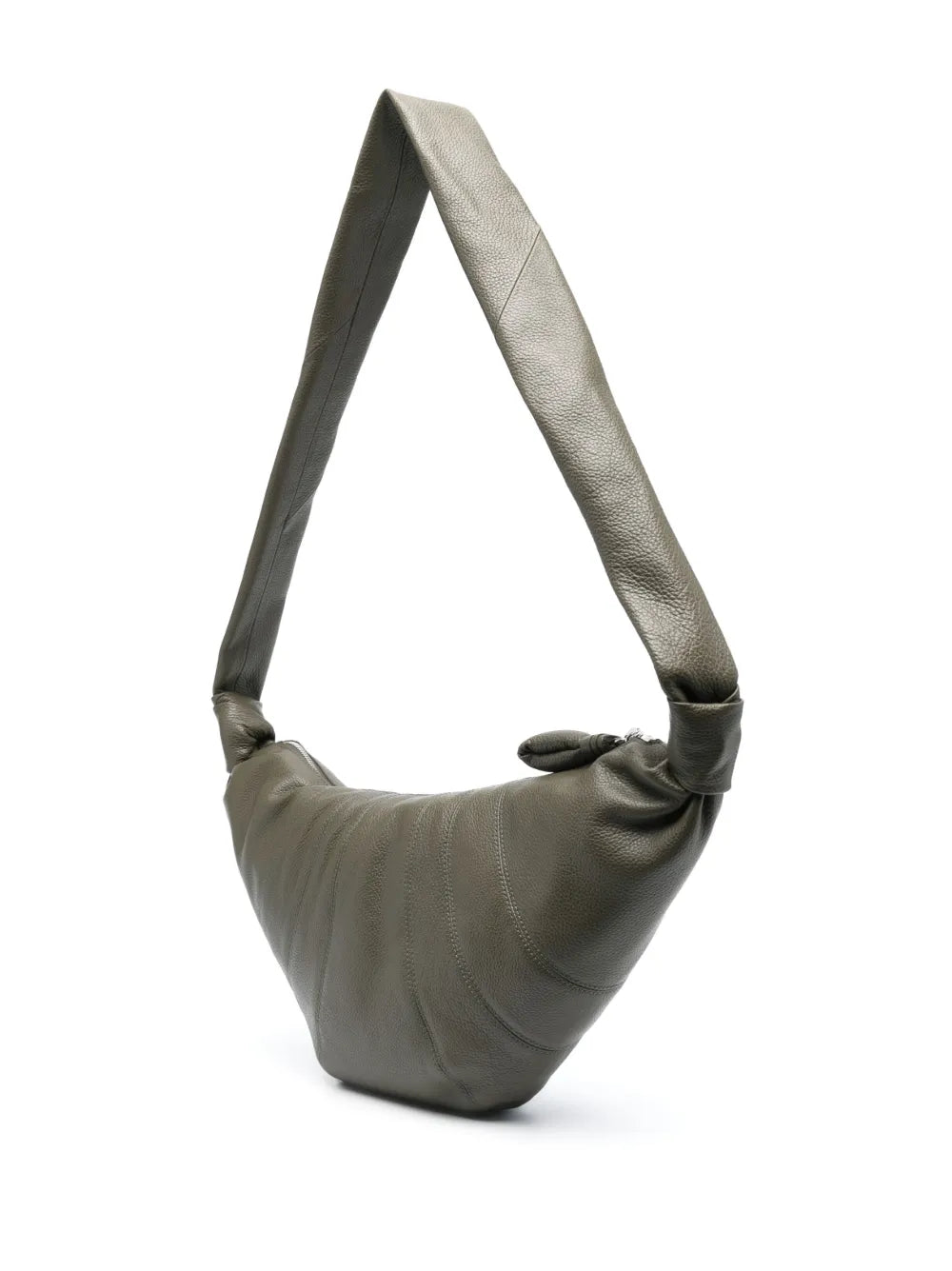 Lemaire Medium Croissant Leather Shoulder Bag — Same as shown — Size One Size — Back View
