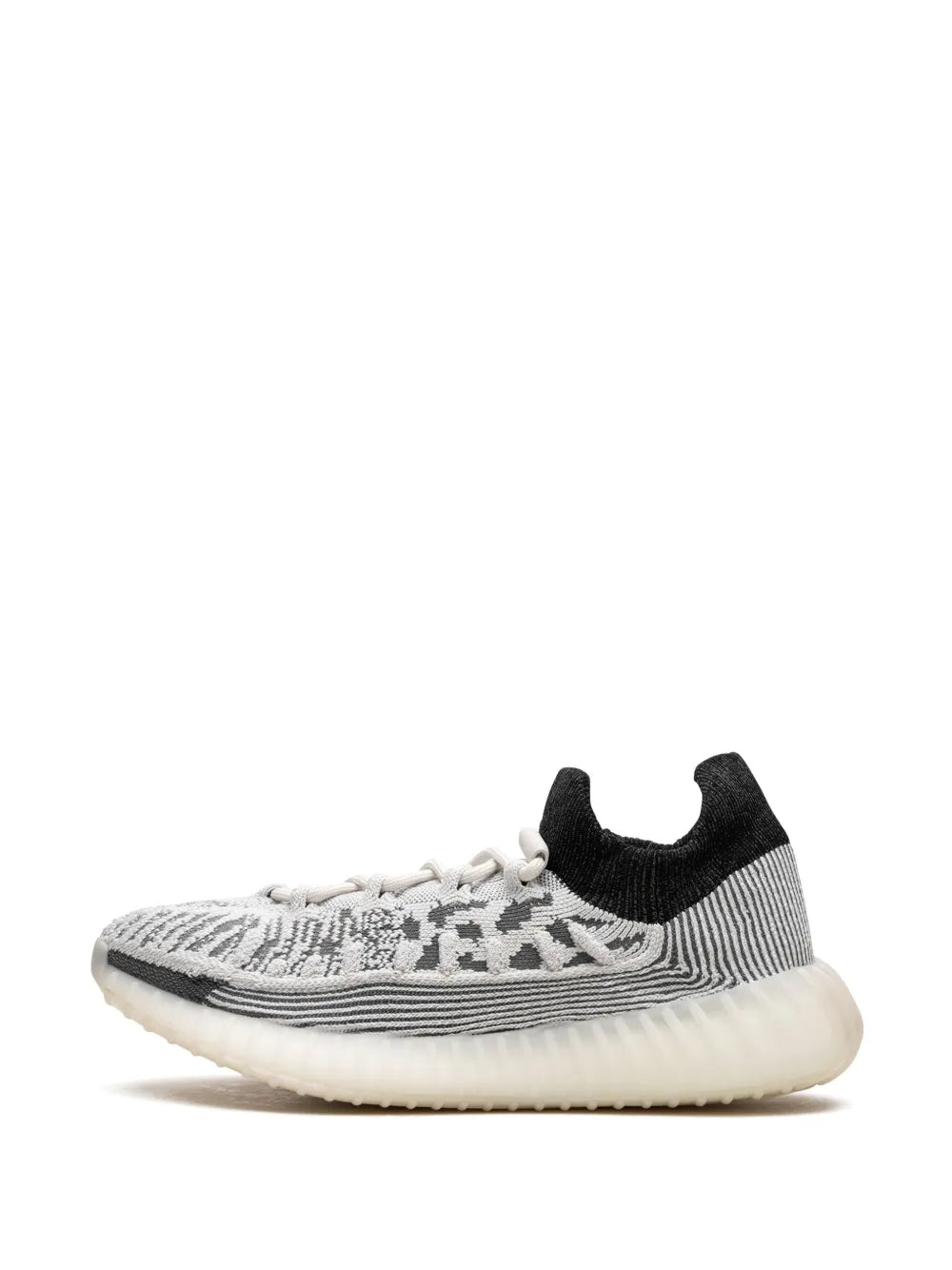 adidas Yeezy Boost 350 V2 Panda Sneakers — White/Grey/Black — Size US M 5.5 - US W 7 — Detail View