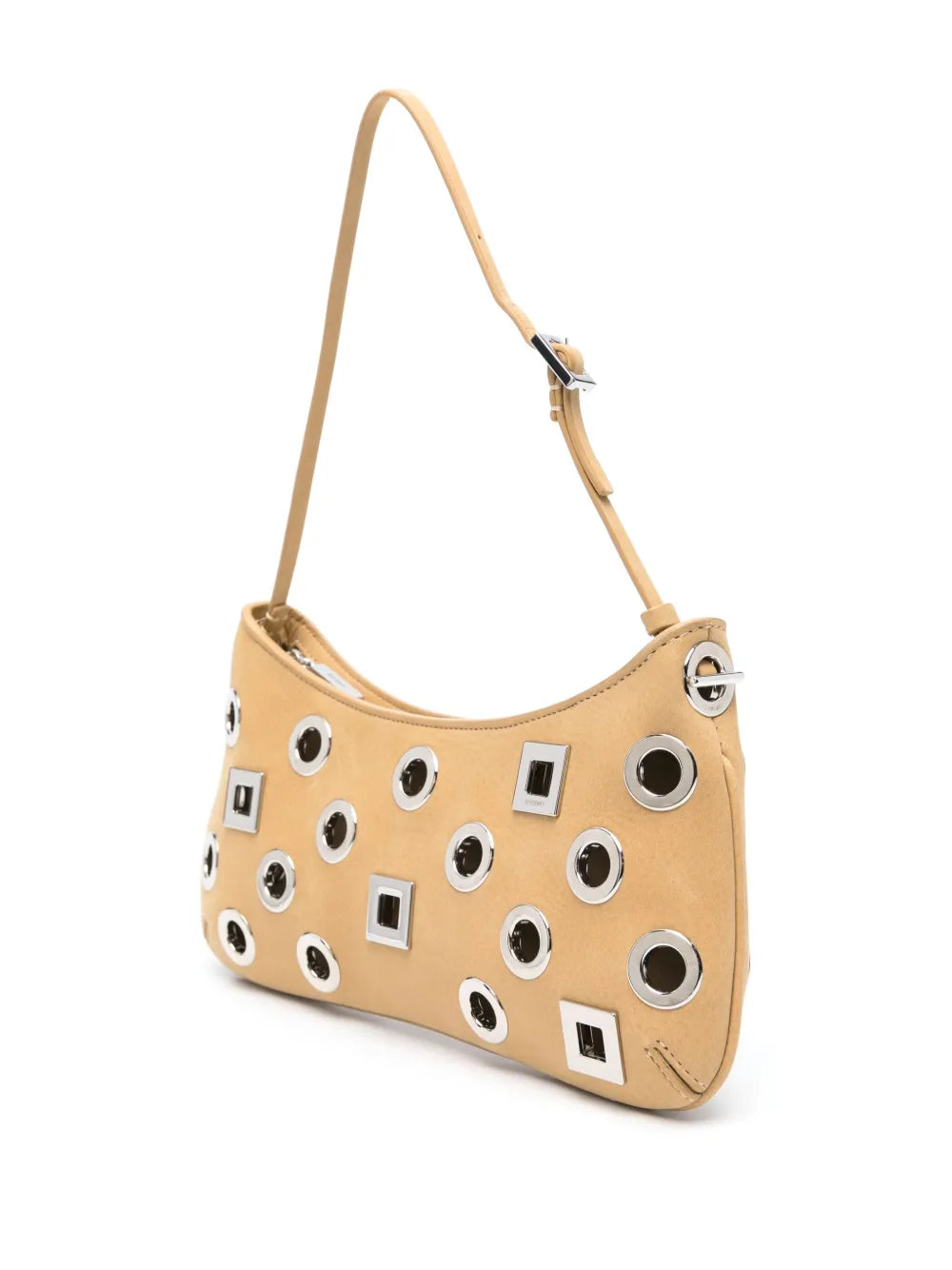 Jacquemus Le Bisou Rond Carre Shoulder Bag — Same as shown — Size One Size — Back View