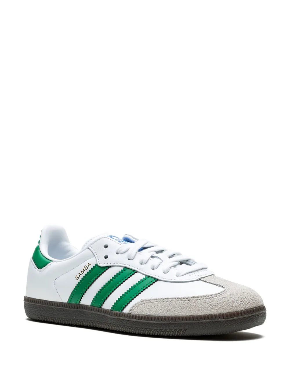 adidas Samba Og Sneakers — White/Green — Size US M 10 - US W 11.5 — Side View