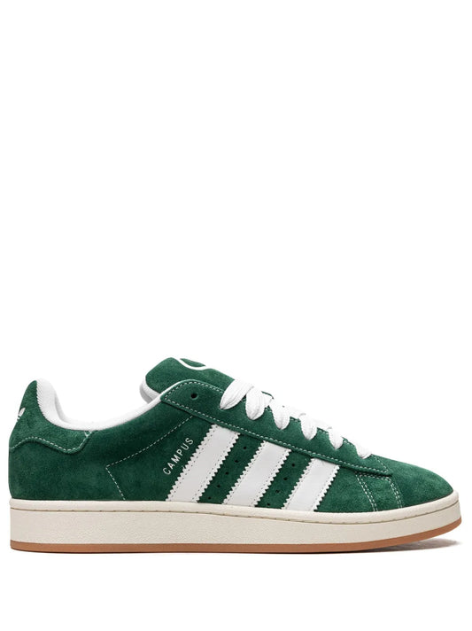 adidas Campus 00S Dark Green/Cloud White Sneakers — Dark Green/Cloud White/Off-White — Size US M 9 - US W 10.5 — Front View