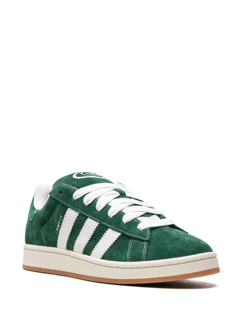 adidas Campus 00S Dark Green/Cloud White Sneakers — Dark Green/Cloud White/Off-White — Size US M 9 - US W 10.5 — Side View