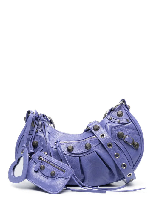 Balenciaga Le Cagole S Leather Shoulder Bag — Same as shown — Size One Size — Front View