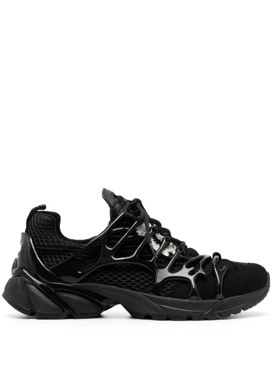 44 Label Group 44 Symbiont Low-Top Sneakers — Black — Size US M 3.5 - US W 5 — Front View