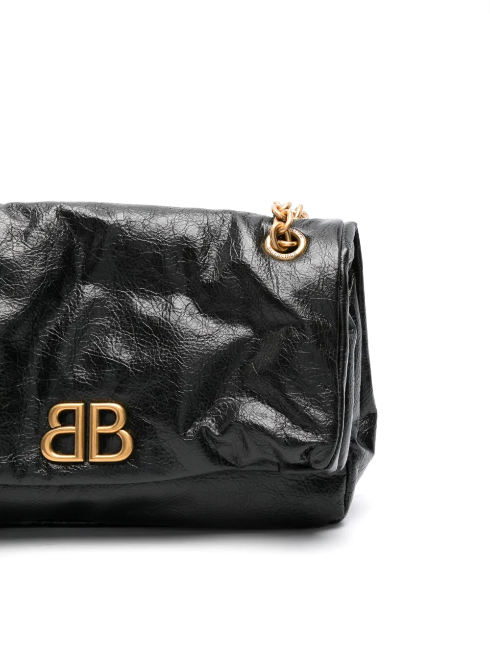 Balenciaga Small Monaco Chain Strap Shoulder Bag — Same as shown — Size One Size — Top View