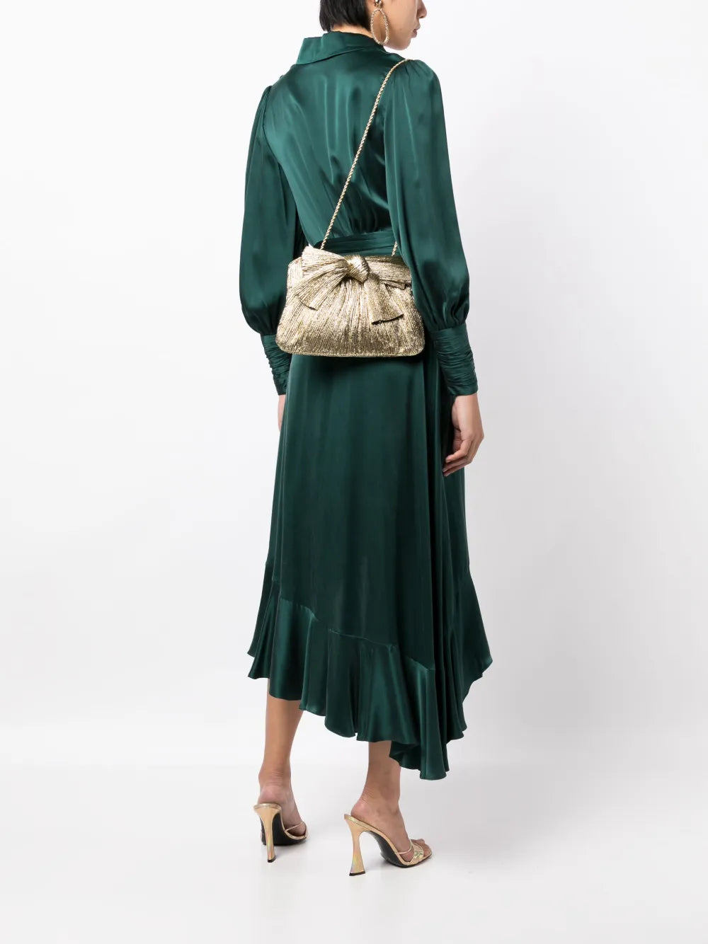 Loeffler Randall Rayne Plisse Effect Clutch Bag — Same as shown — Size One Size — Side View