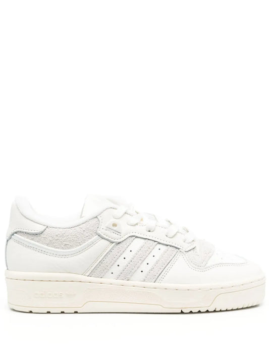 adidas Rivalry Lace-Up Sneakers — White — Size US M 9.5 - US W 11 — Front View