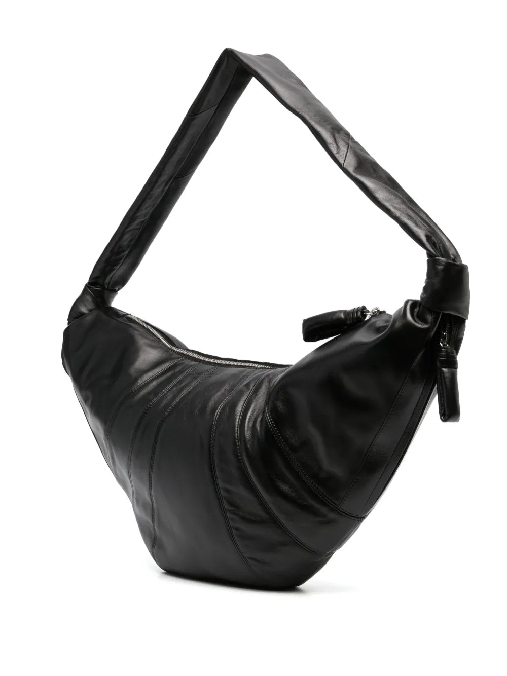 Lemaire Large Croissant Leather Shoulder Bag — Same as shown — Size One Size — Back View