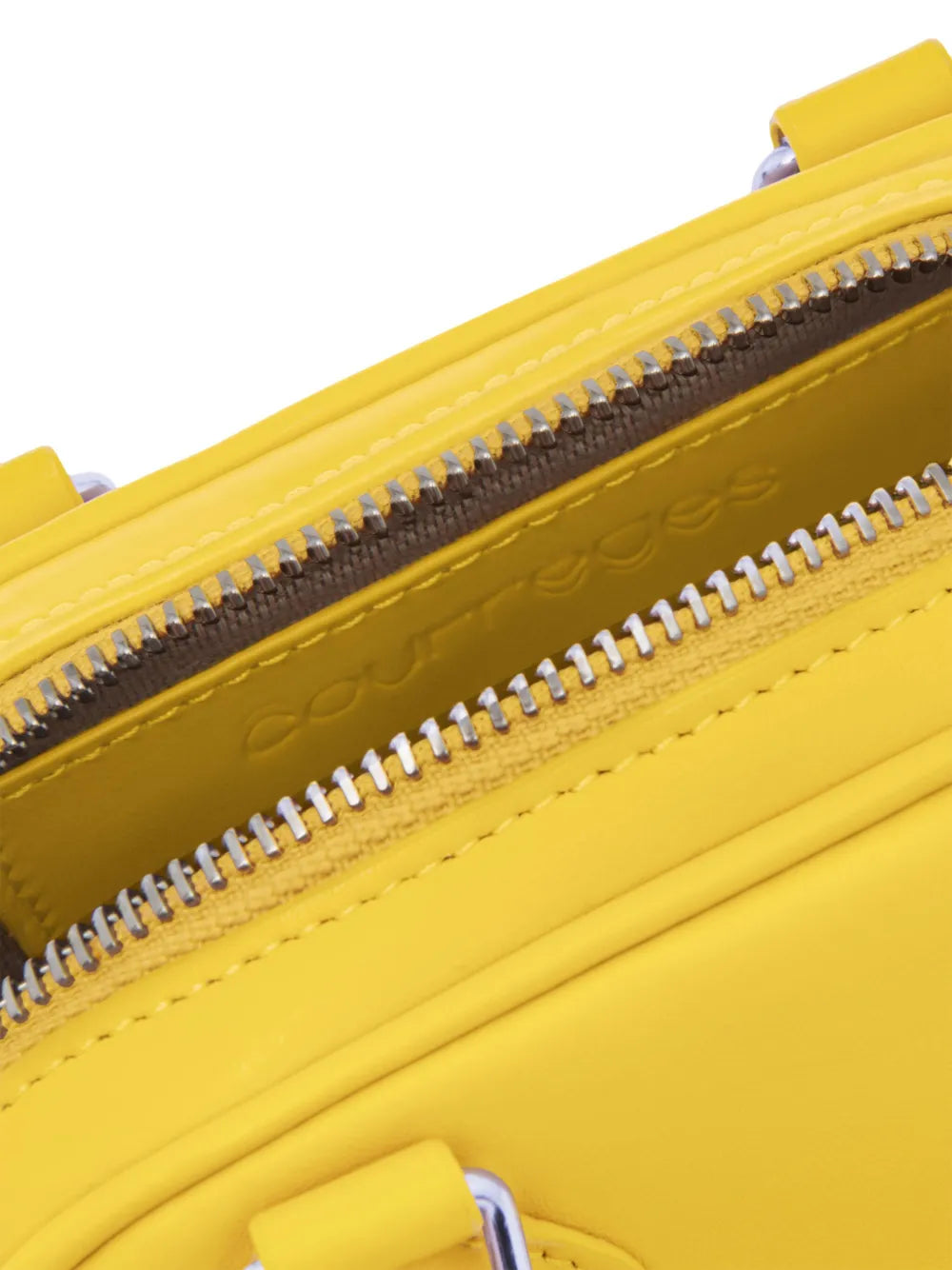 Courreges Bowling Leather Mini Bag — Same as shown — Size One Size — Top View