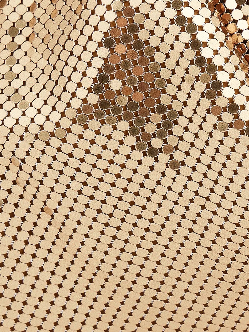 Rabanne Pixel Tube Metallic Shoulder Bag — Same as shown — Size One Size — Top View
