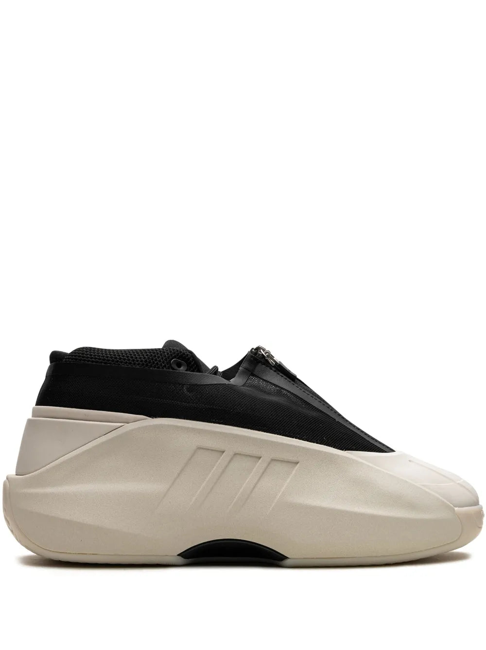 adidas Crazy Infinity Chalk Sneakers — Black/Light Beige — Size US M 10.5 - US W 12 — Front View