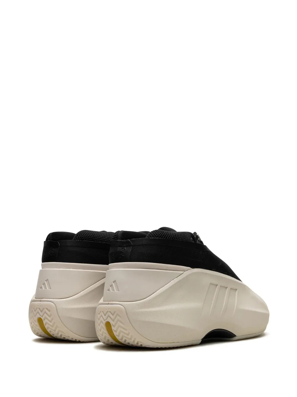 adidas Crazy Infinity Chalk Sneakers — Black/Light Beige — Size US M 10.5 - US W 12 — Back View
