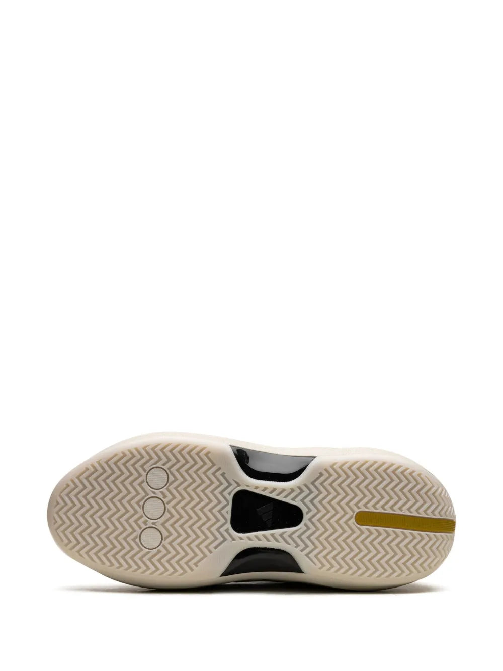 adidas Crazy Infinity Chalk Sneakers — Black/Light Beige — Size US M 10.5 - US W 12 — Top View