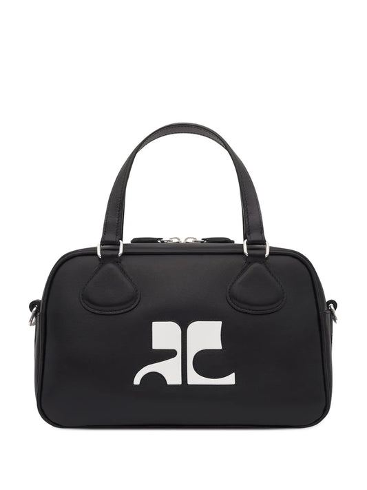 Courreges Reedition Leather Bowling Bag — Same as shown — Size One Size — Front View