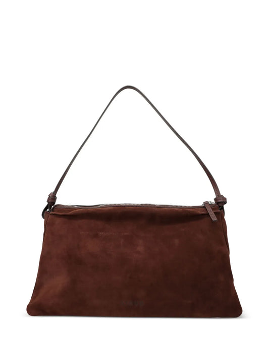Staud Vivi Suede Shoulder Bag — Same as shown — Size One Size — Front View