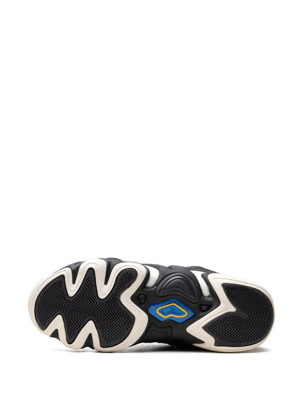 adidas Crazy 8 Black/White Sneakers — Black/White — Size US M 10.5 - US W 12 — Top View