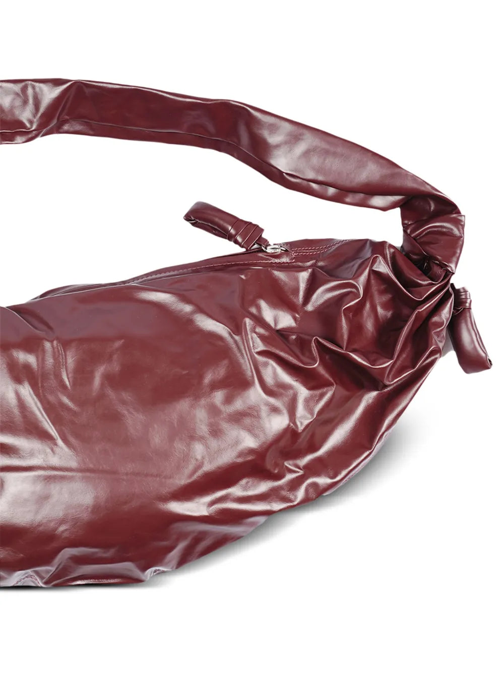 Lemaire Croissant Leather Shoulder Bag — Same as shown — Size One Size — Side View