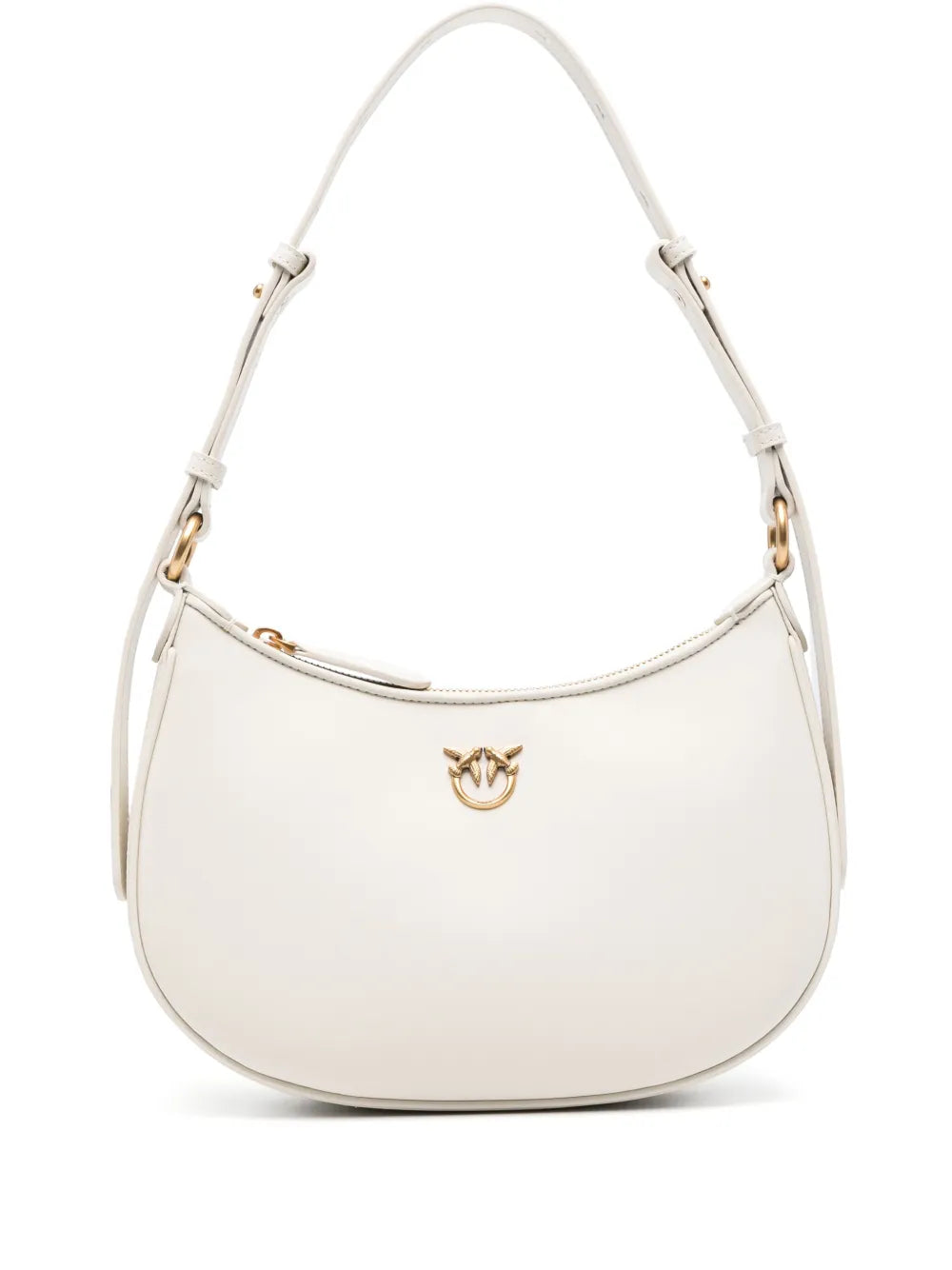 Pinko Love Birds Leather Shoulder Bag — Same as shown — Size One Size — Front View