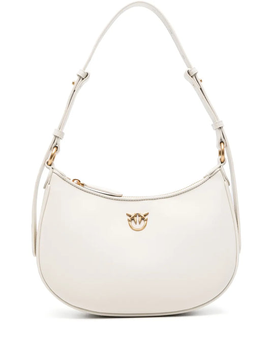 Pinko Love Birds Leather Shoulder Bag — Same as shown — Size One Size — Front View