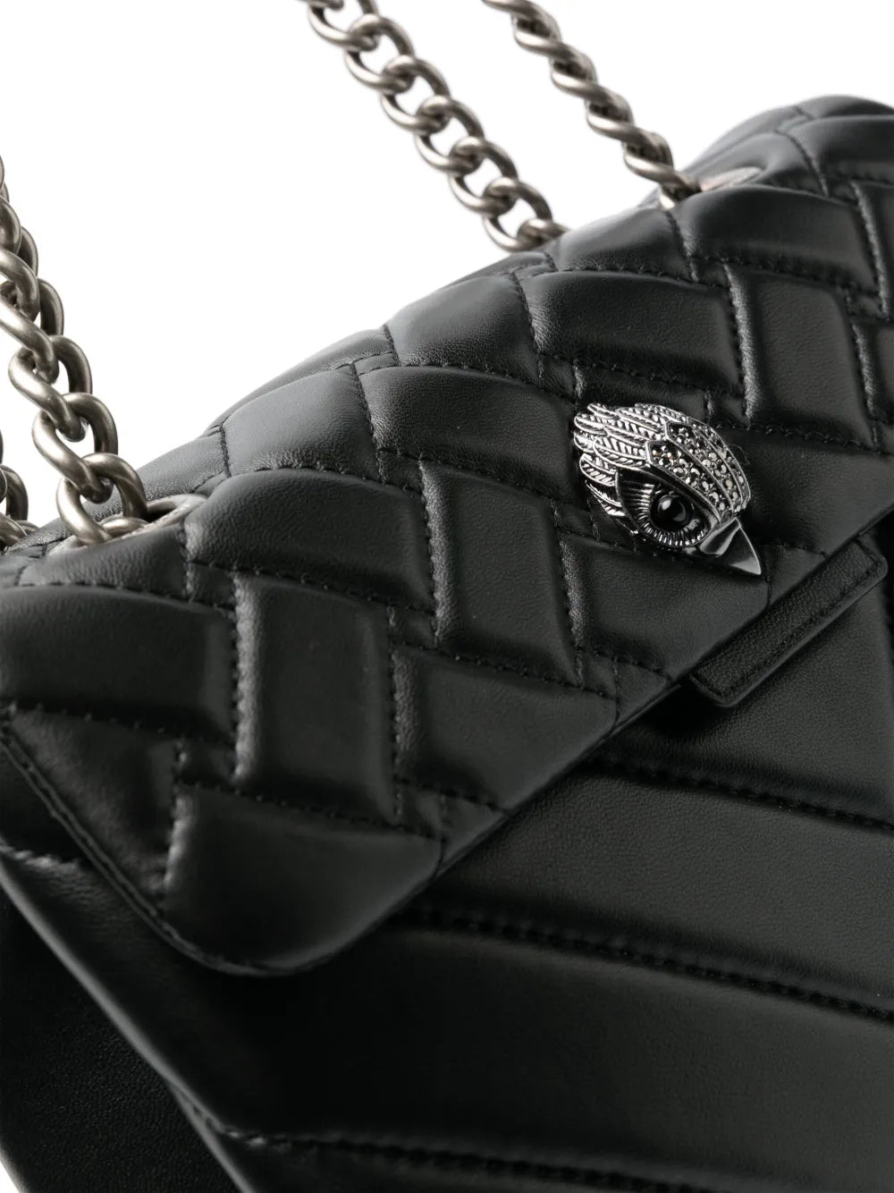 Kurt Geiger London Kensington Leather Shoulder Bag — Same as shown — Size One Size — Top View
