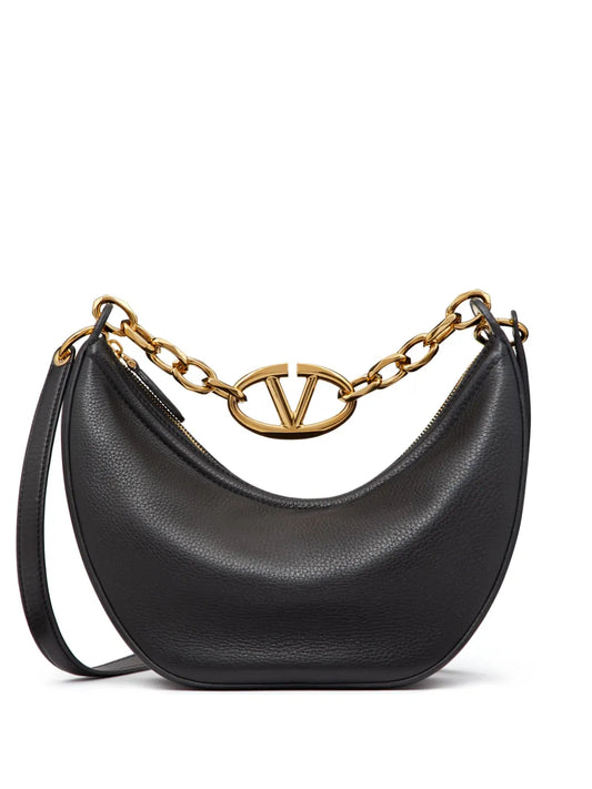 Valentino Garavani Small Vlogo Moon Shoulder Bag — Same as shown — Size One Size — Front View