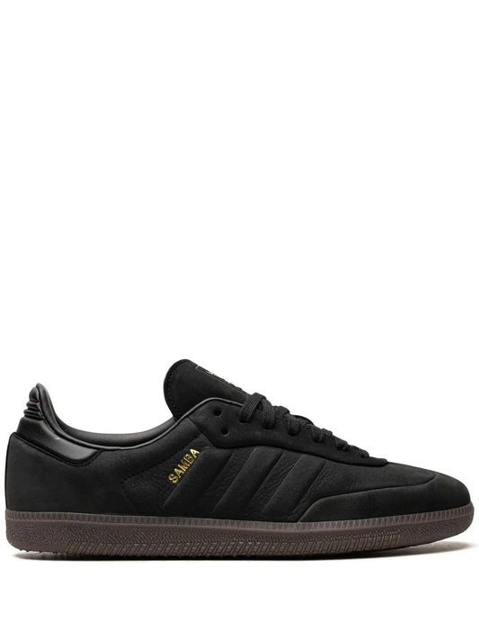 adidas Samba Core Black/Gum Sneakers — Black — Size US M 8.5 - US W 10 — Front View