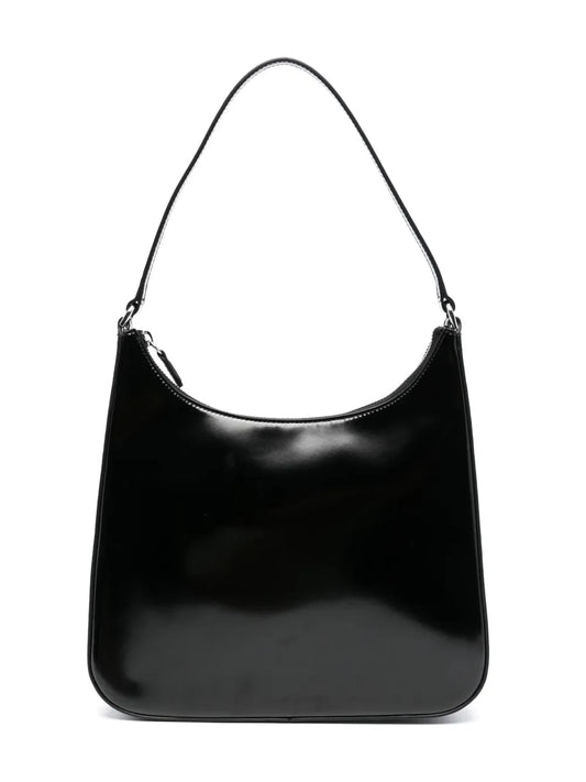 Staud Alec Logo Debossed Shoulder Bag — Same as shown — Size One Size — Front View