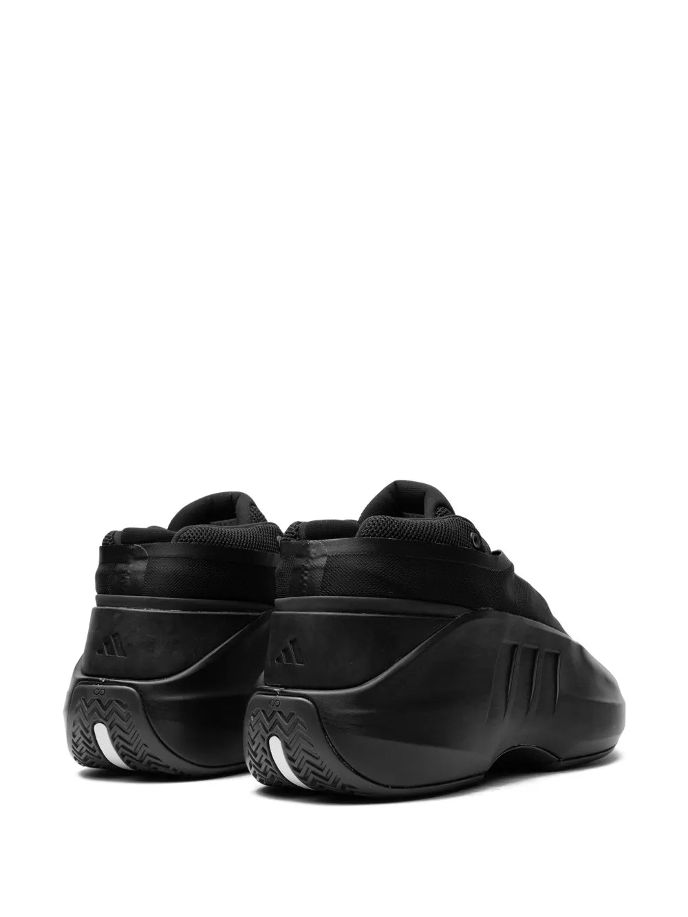 adidas Crazy Iiinfinity Triple Black Sneakers — Black — Size US M 10.5 - US W 12 — Back View