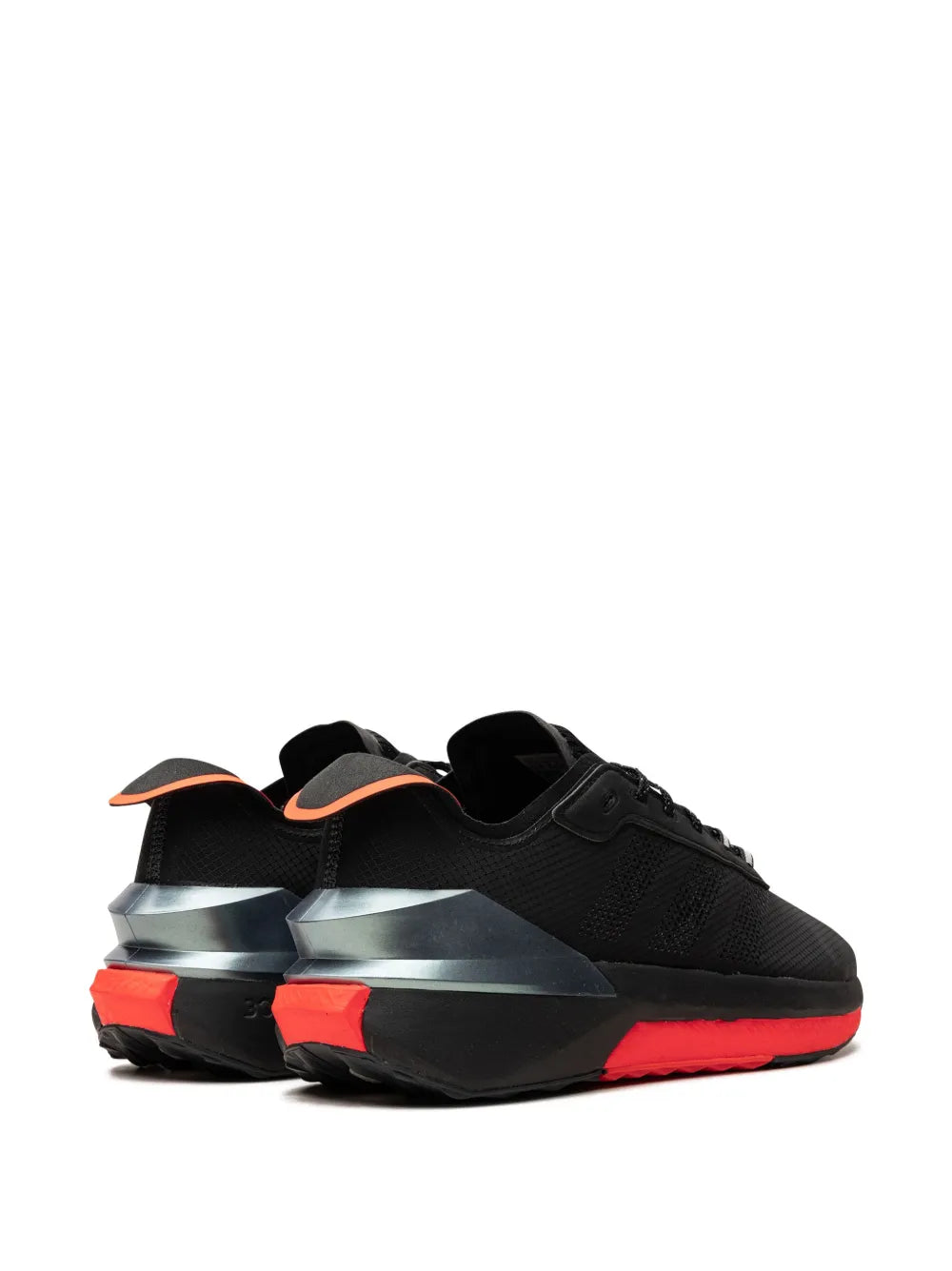 adidas Avryn Chunky Mesh Sneakers — Black — Size US M 9 - US W 10.5 — Back View