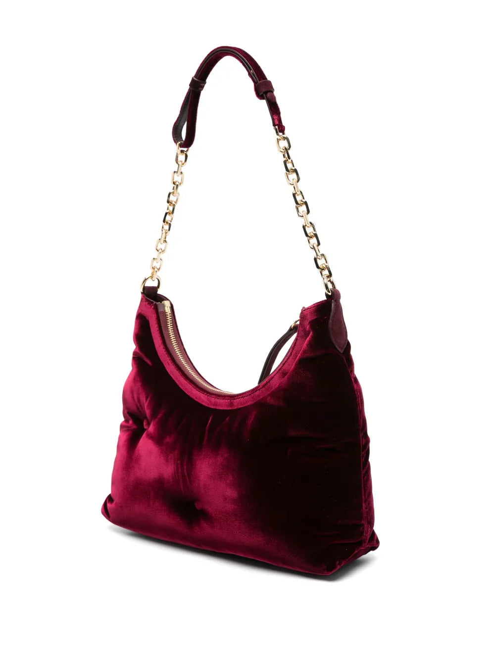 Maison Margiela Small Glam Slam Velvet Shoulder Bag — Same as shown — Size One Size — Back View