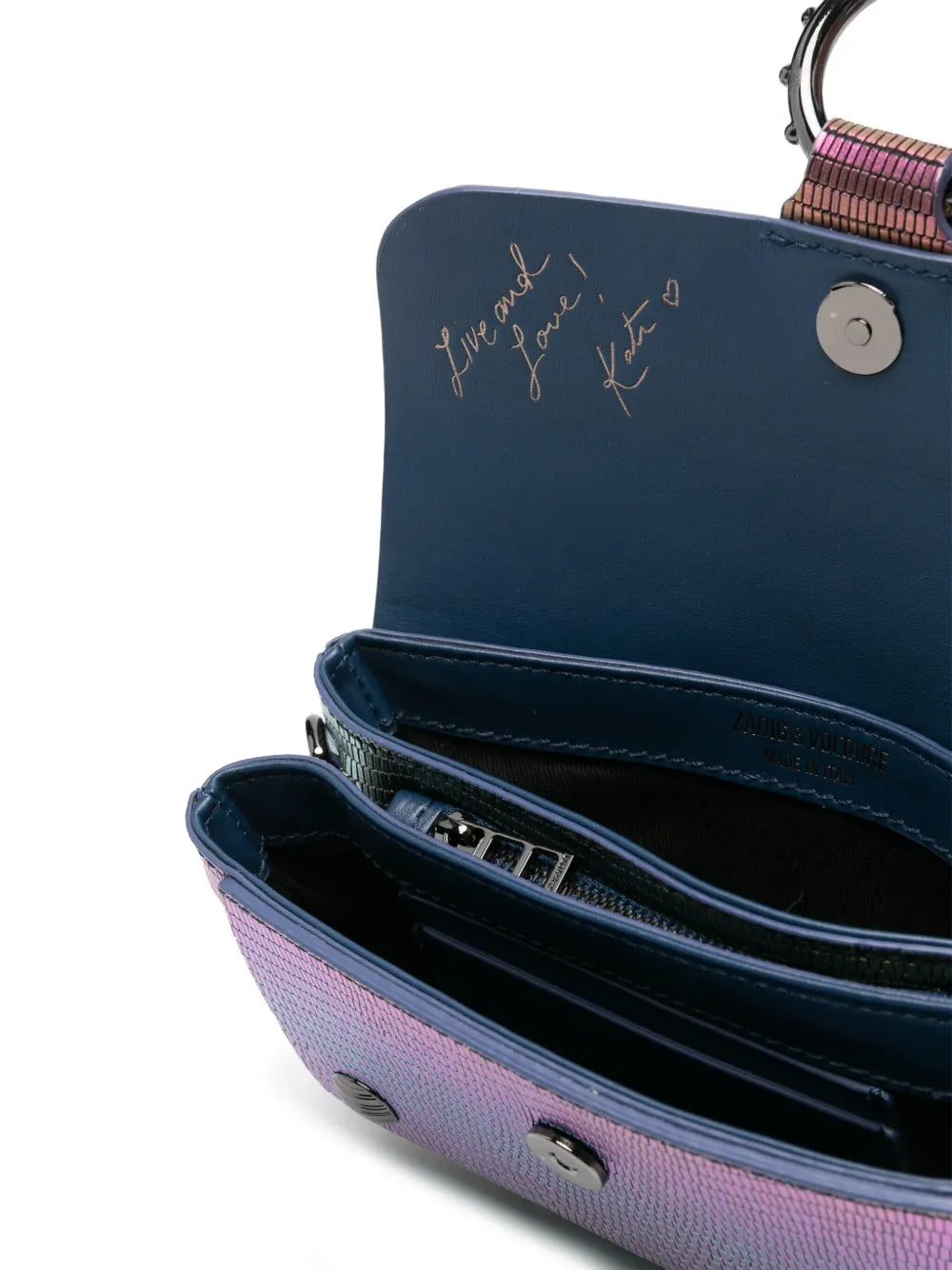 Zadigvoltaire Kate Wallet Leather Shoulder Bag — Same as shown — Size One Size — Detail View
