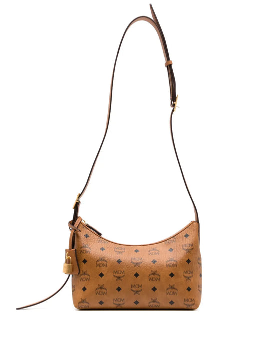 Mcm Small Aren Visetos Shoulder Bag — Same as shown — Size One Size — Front View
