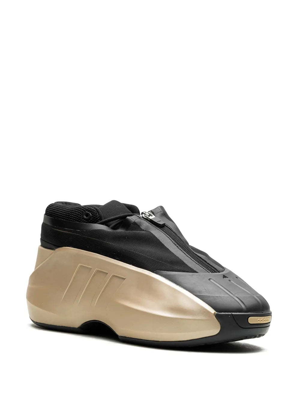 adidas Crazy Iiinfinity Bronze Sneakers — Gold-Tone/Black — Size US M 10.5 - US W 12 — Side View