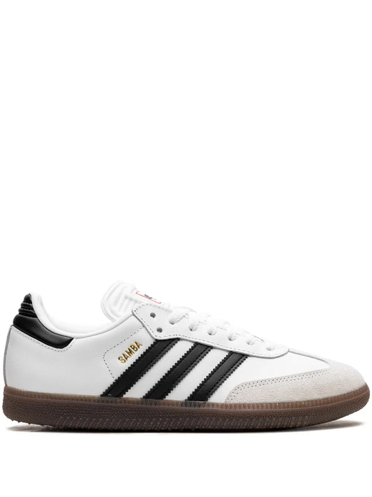 adidas Samba Ftwwht/Cblack/Vivred Sneakers — White — Size US M 10.5 - US W 12 — Front View