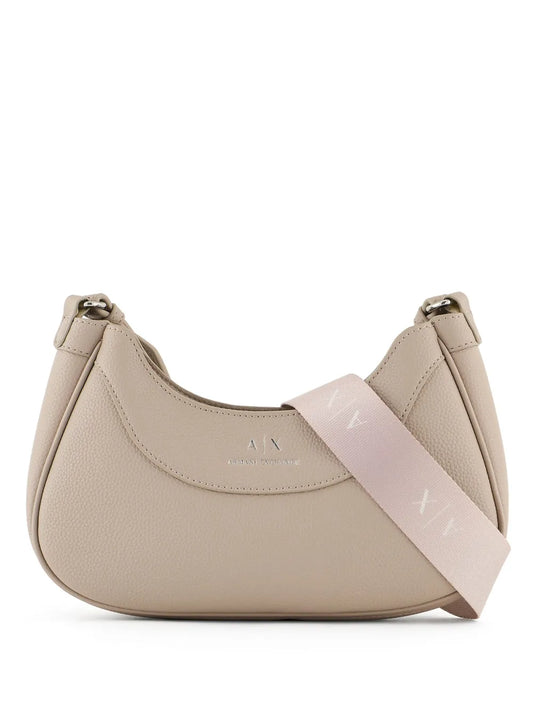 Armani Exchange Logo Stamp Shoulder Bag — Same as shown — Size One Size — Front View