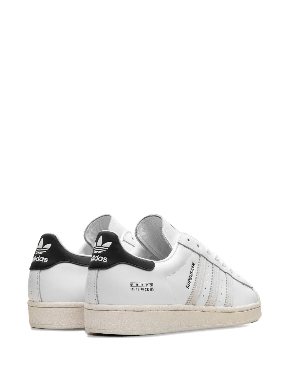 adidas Superstar Sneakers — White — Size US M 10.5 - US W 12 — Side View