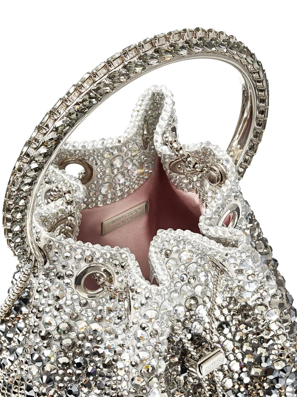 Jimmy Choo Bon Bon Crystal Embellished Shoulder Bag — Same as shown — Size One Size — Detail View