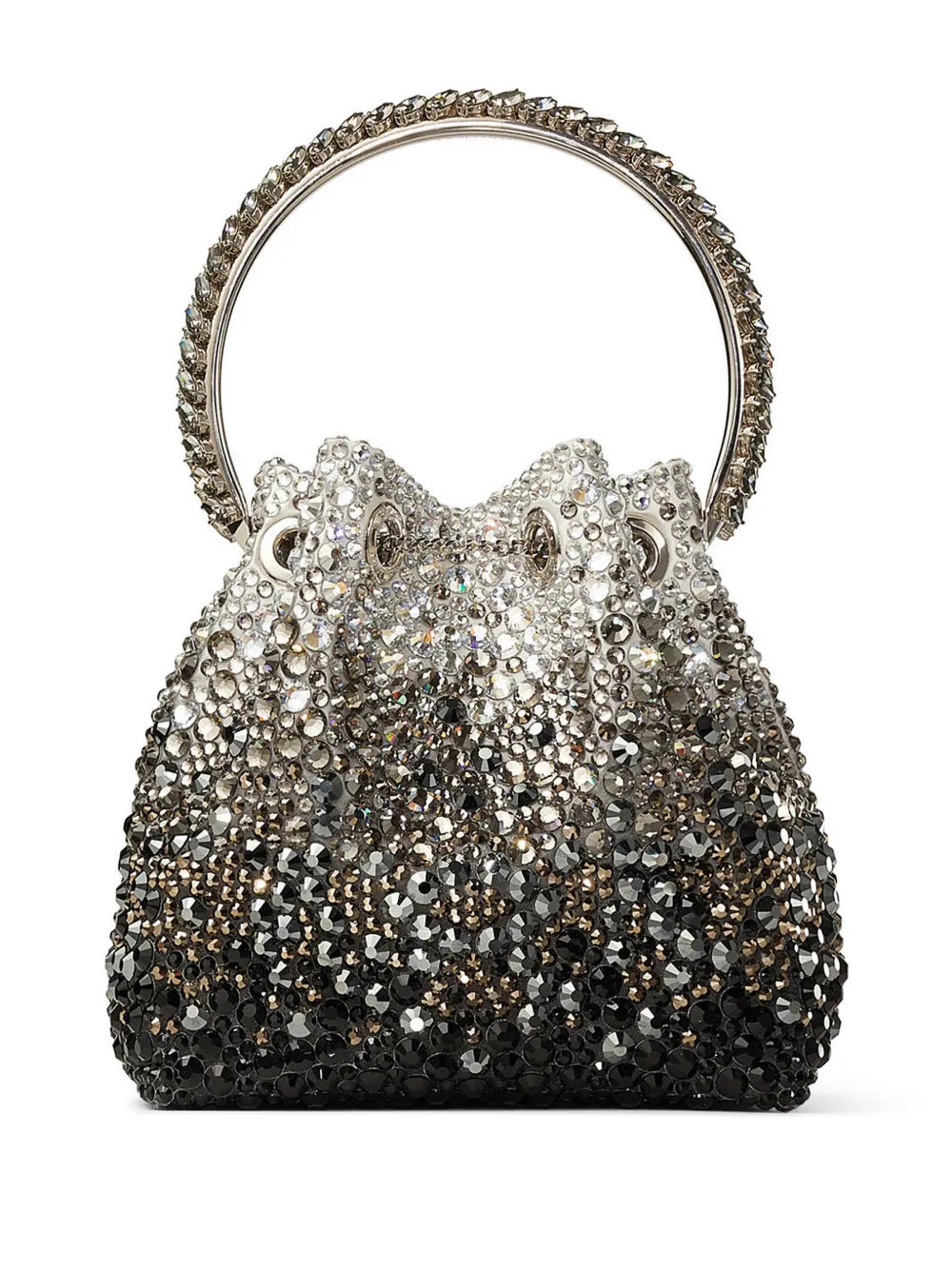 Jimmy Choo Bon Bon Crystal Embellished Shoulder Bag — Same as shown — Size One Size — Back View