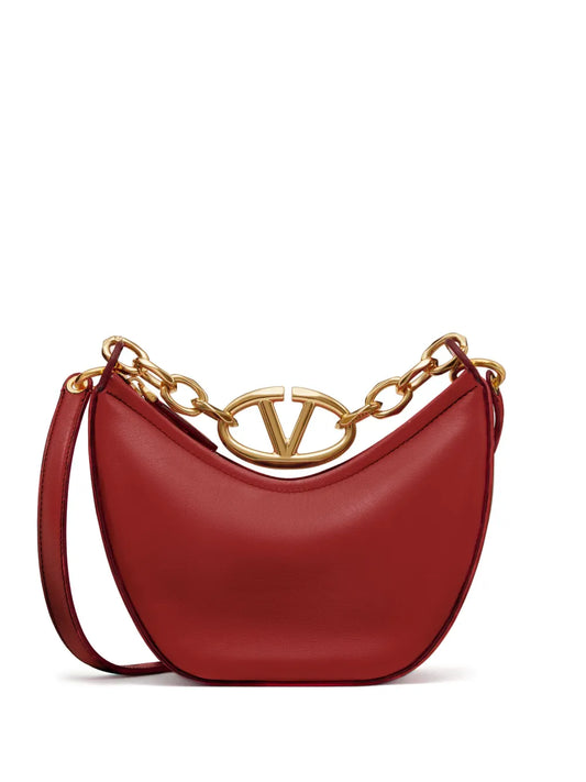 Valentino Garavani Mini Vlogo Moon Hobo Bag — Same as shown — Size One Size — Front View